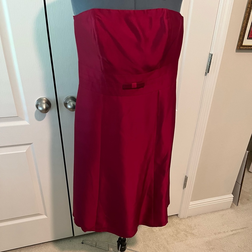 Ann Taylor strapless cocktail dress size 10